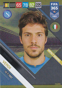 Simone Verdi SSC Napoli 2019 FIFA 365 Impact Signing #193